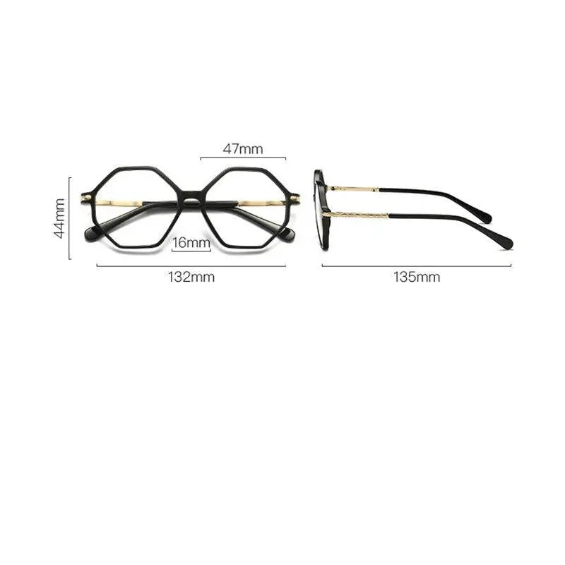Unisex Polygon Full Rim TR90 Prescription Glasses 20202 — view 14 | Rx Spectacle