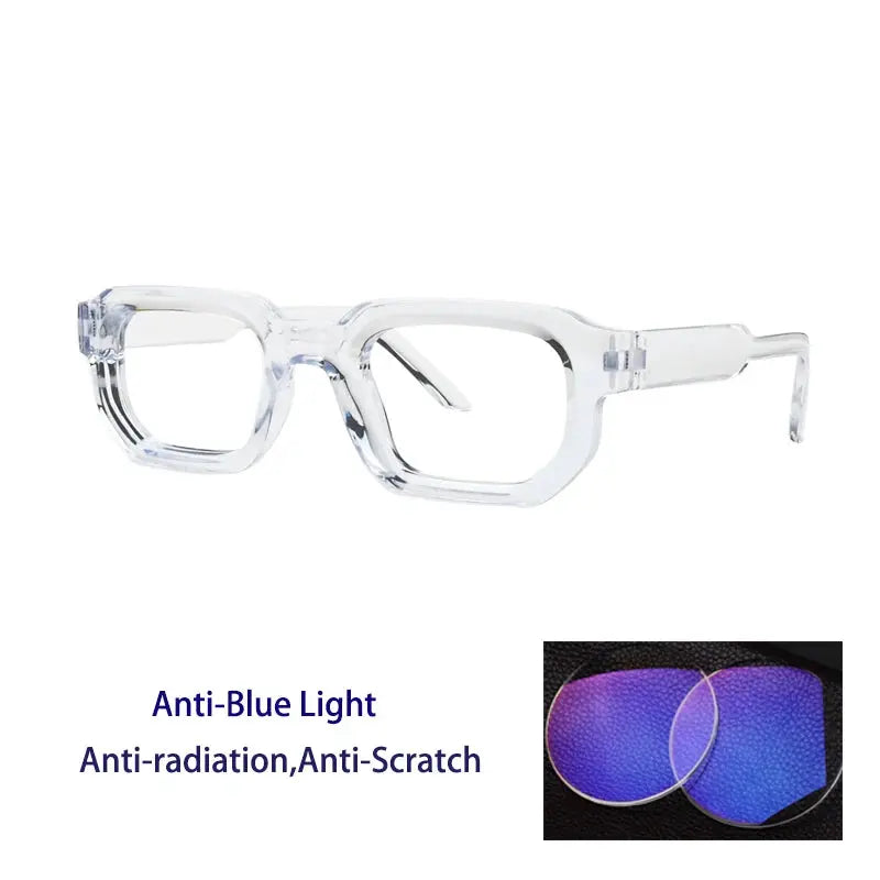 Unisex Square Full Rim TR90 Reading Glasses 71853 — view 7 | Rx Spectacle