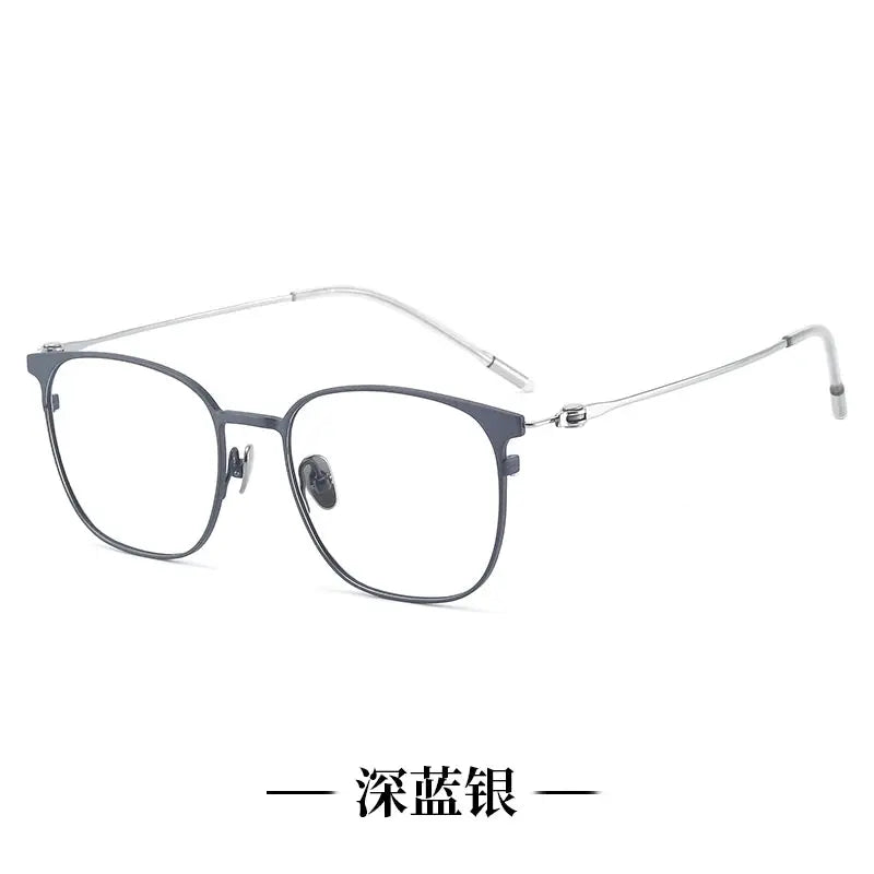 Women's Square Full Rim Titanium Prescription Glasses 81514 — view 3 | Rx Spectacle