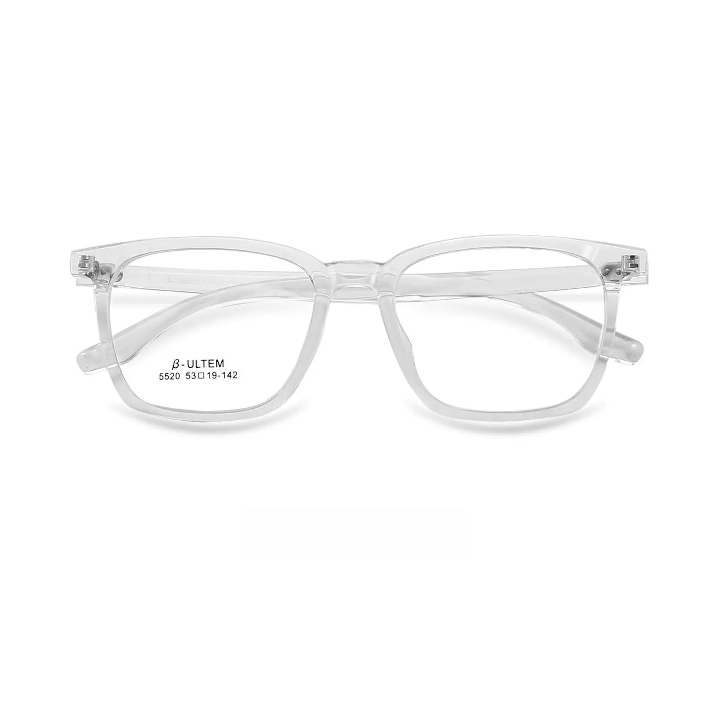 Unisex Square Full Rim Plastic Prescription Glasses 5520 — view 7 | Rx Spectacle