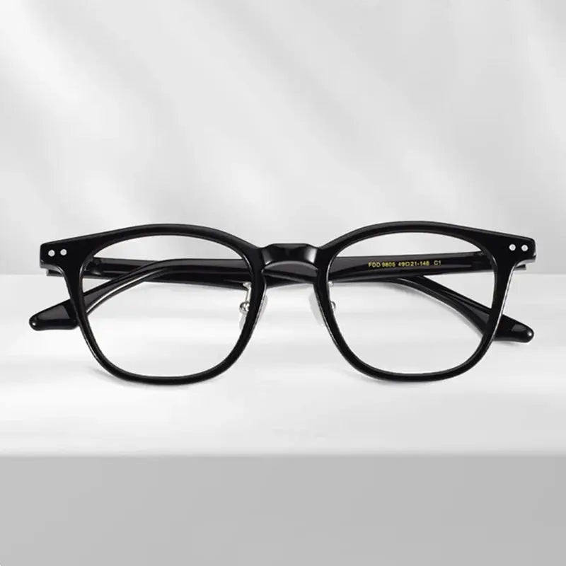 Unisex Round Full Rim Acetate Prescription Glasses 369805 — view 1 | Rx Spectacle