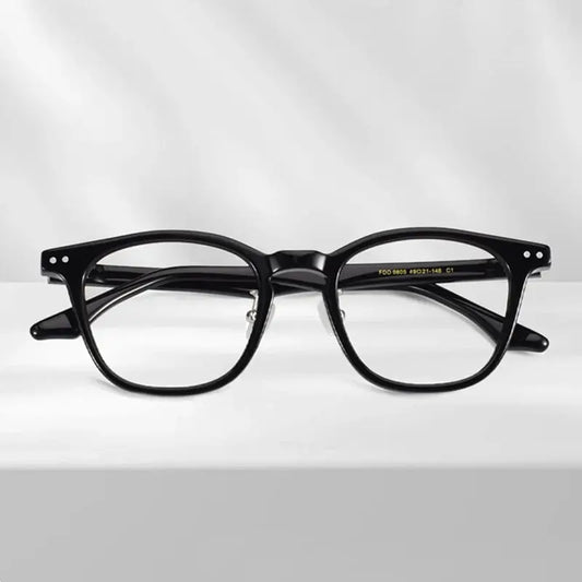 Unisex Round Full Rim Acetate Prescription Glasses 369805 — view 1 | Rx Spectacle