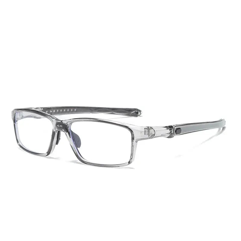 Unisex Rectangular Full Rim Sports Glasses Fj81 — view 10 | Rx Spectacle