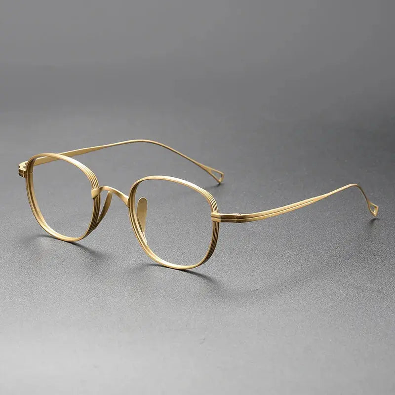 Women's Polygon Full Rim Titanium Prescription Glasses 78016 — view 6 | Rx Spectacle