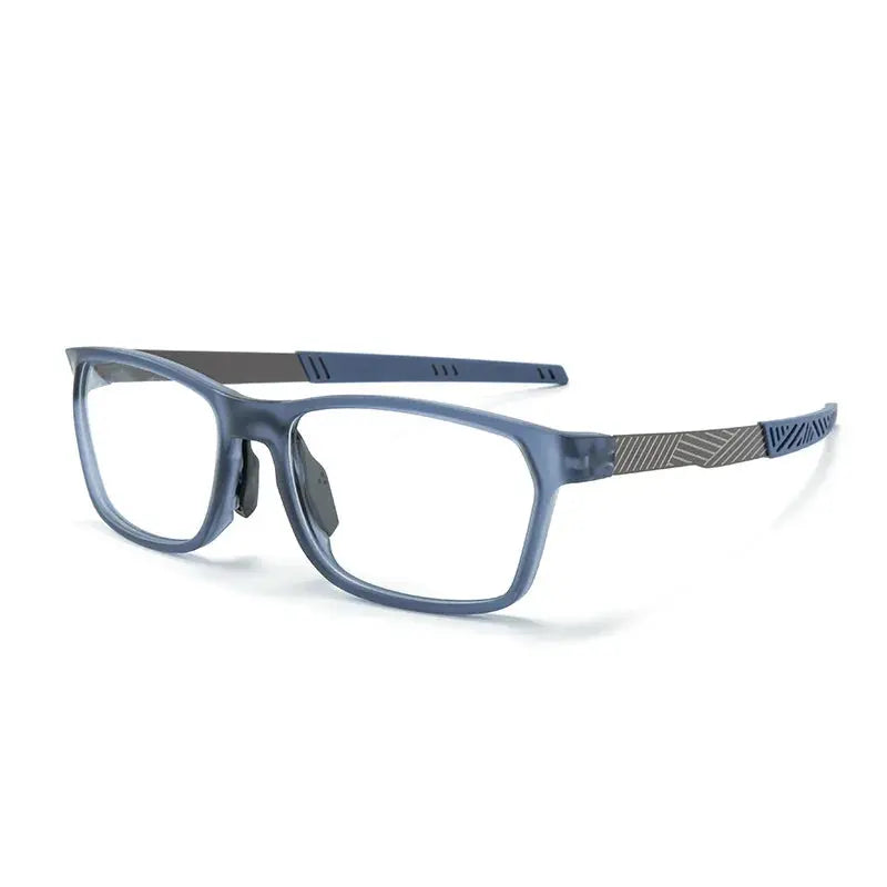 Unisex Square Full Rim TR90 Sports Glasses 48086 — view 6 | Rx Spectacle