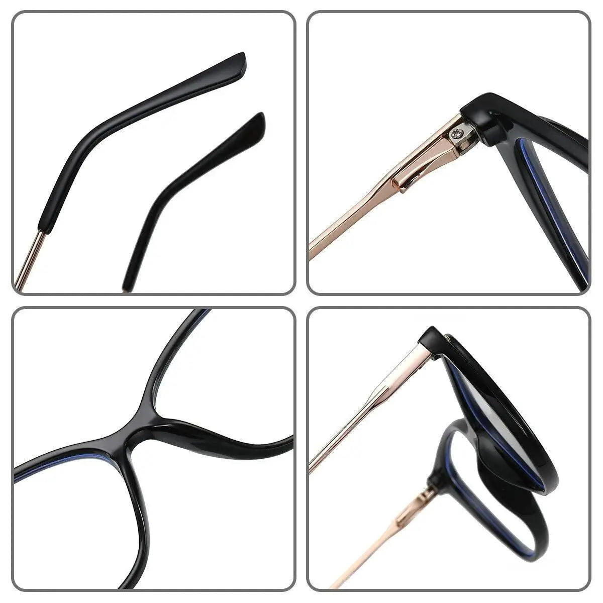 Women's Cat Eye Full Rim TR90 Prescription Glasses 87008 — view 4 | Rx Spectacle