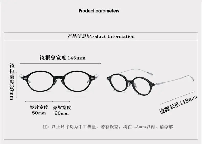Unisex Round Full Rim Titanium Prescription Glasses 638149 — view 2 | Rx Spectacle
