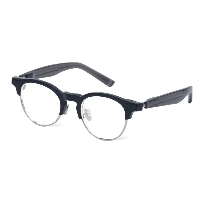Unisex Oval Full Rim Titanium Prescription Glasses 369006 — view 5 | Rx Spectacle