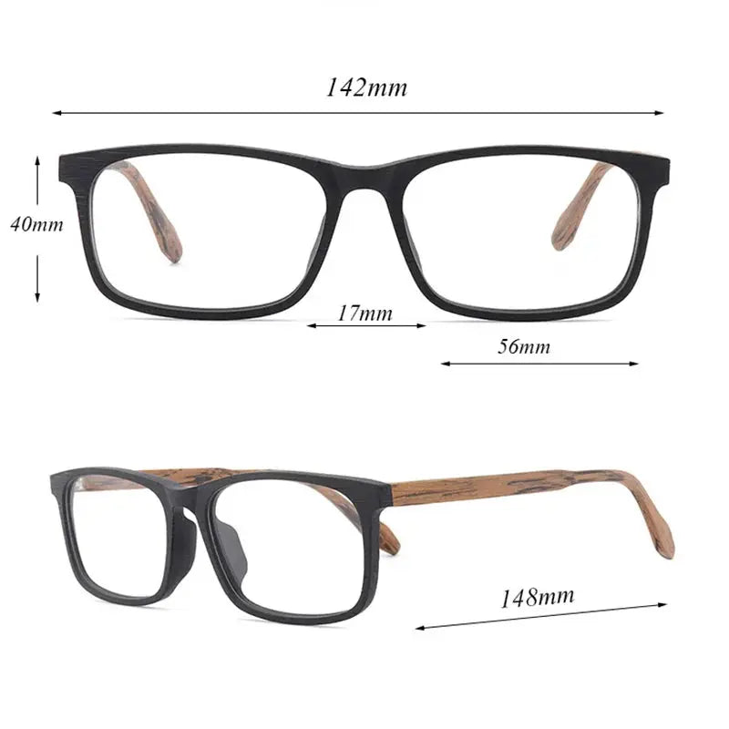 Unisex Polygon Full Rim Acetate Prescription Glasses 961691 — view 2 | Rx Spectacle