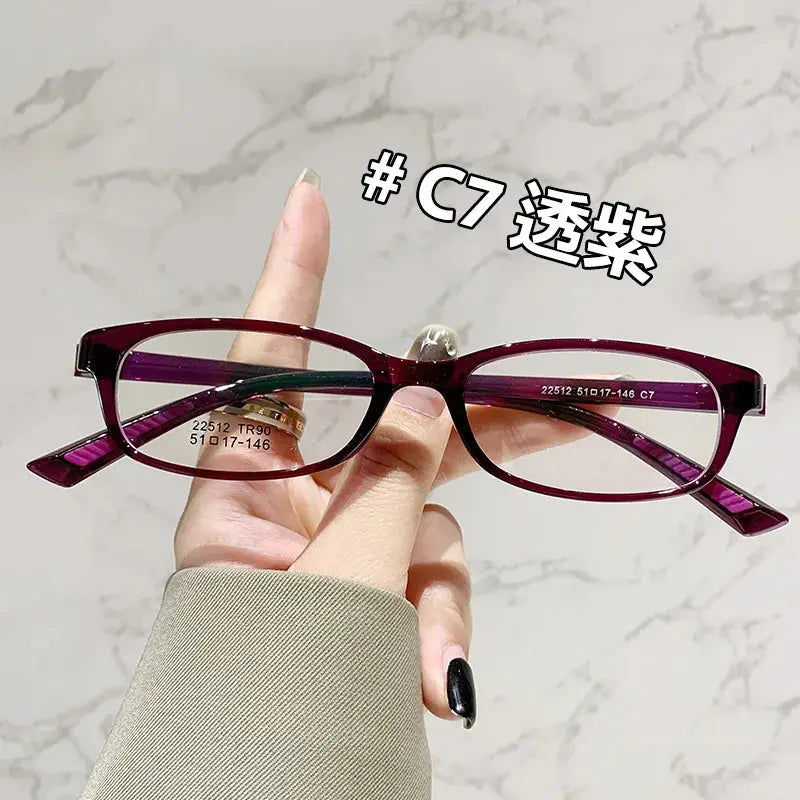 Unisex Oval Full Rim TR90 Prescription Glasses 22512 — view 5 | Rx Spectacle