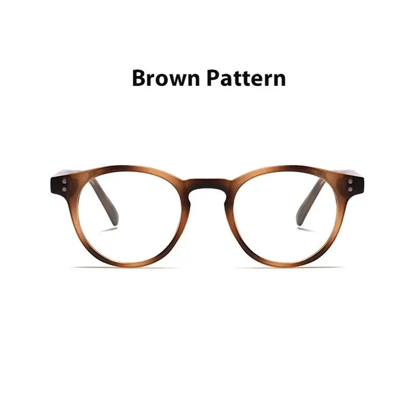Unisex Round Full Rim Acetate Reading Glasses 3313 — view 8 | Rx Spectacle