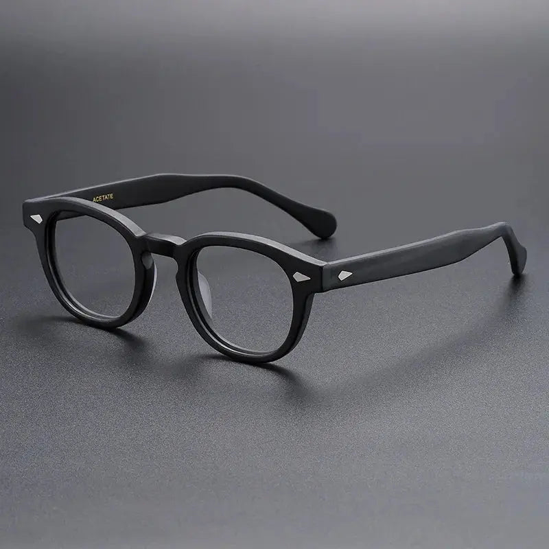 Unisex Oval Full Rim Acetate Prescription Glasses 56006 — view 10 | Rx Spectacle
