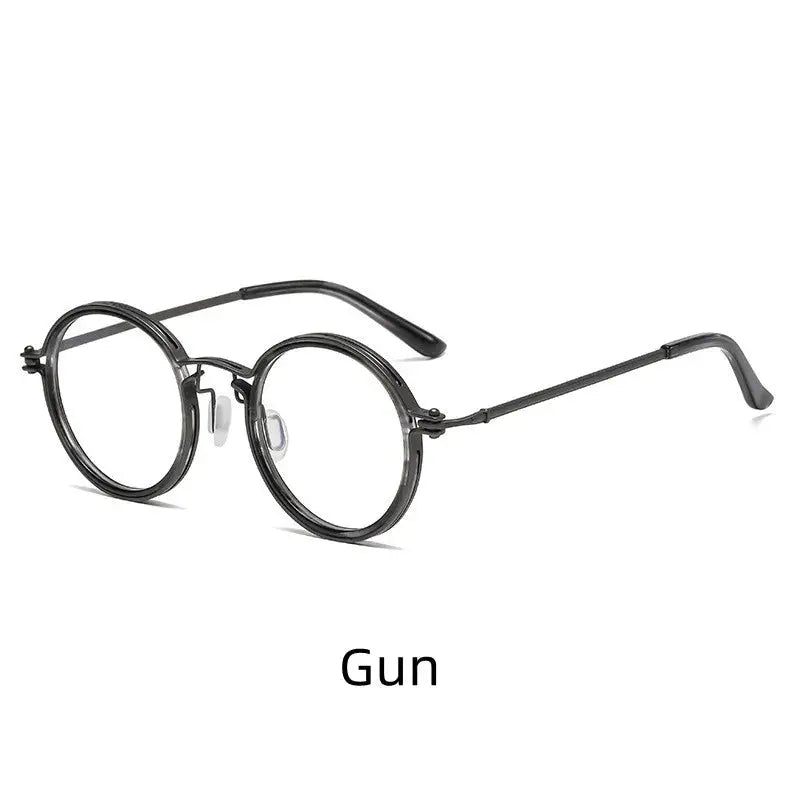 Unisex Round Full Rim Acetate Reading Glasses 10749 — view 5 | Rx Spectacle