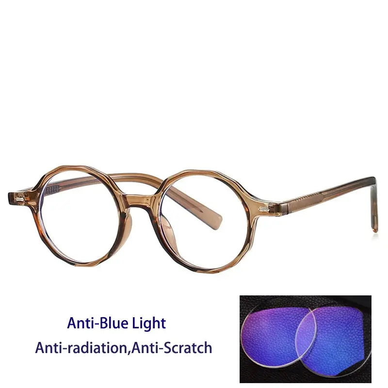 Women's Round Full Rim TR90 Reading Glasses 28008 — view 6 | Rx Spectacle