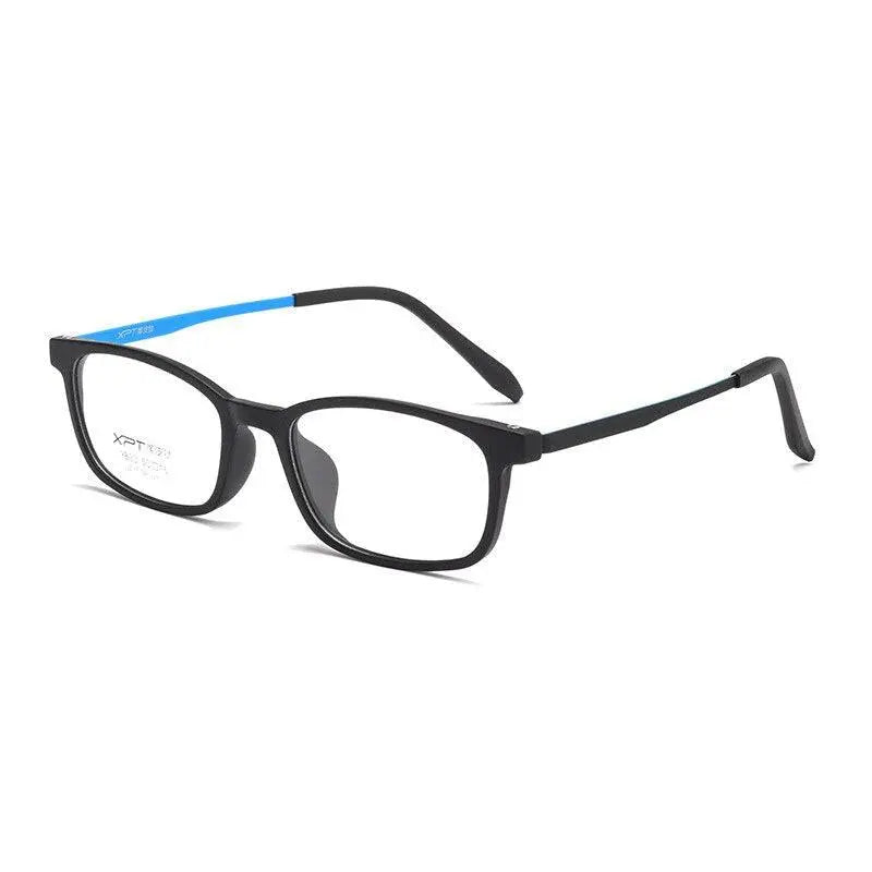 Unisex Square Full Rim Titanium Prescription Glasses 9833XP — view 7 | Rx Spectacle