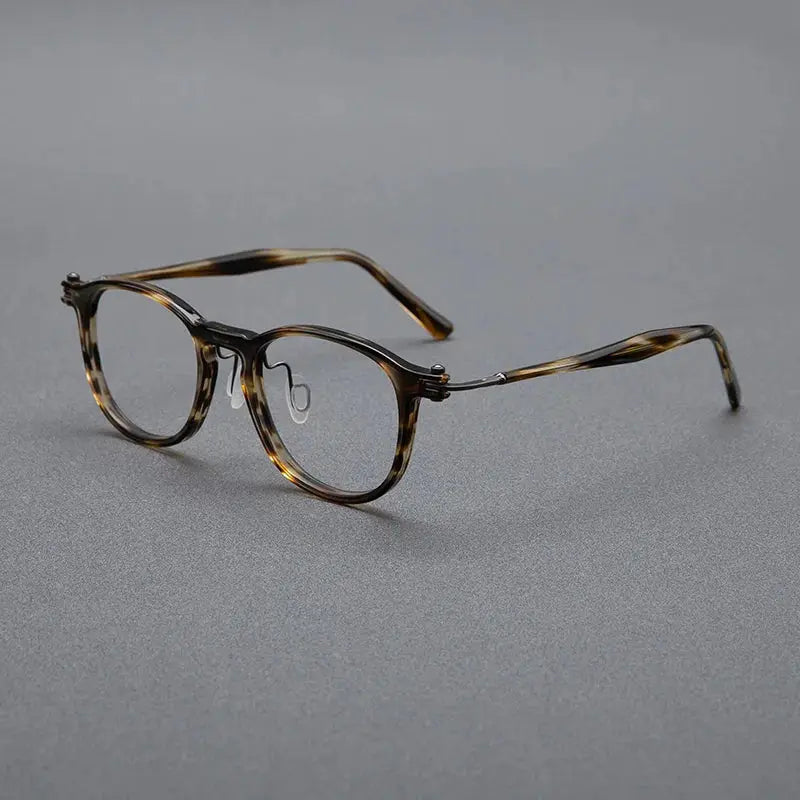 Unisex Square Full Rim Acetate Prescription Glasses 0265585 — view 5 | Rx Spectacle