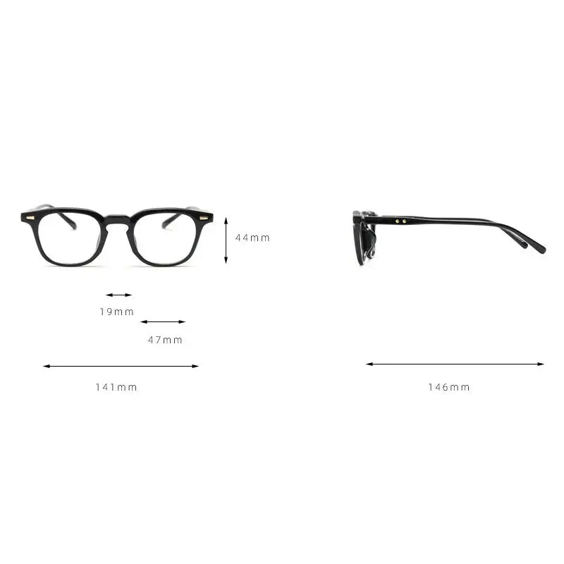 Women's Round Full Rim Titanium Prescription Glasses 90 — view 2 | Rx Spectacle