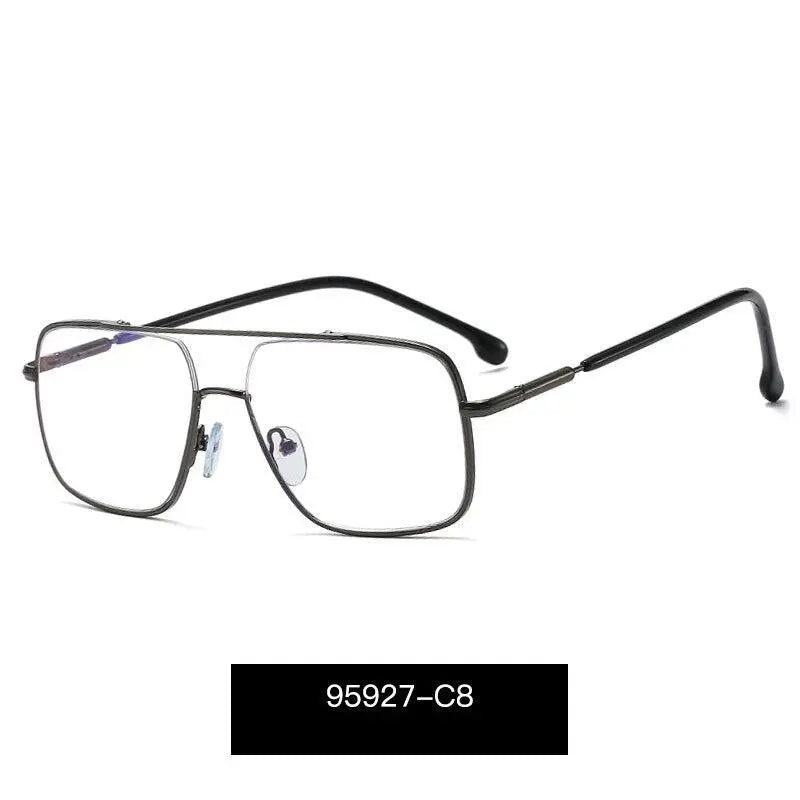 Women's Square Full Rim TR90 Double Bridge Prescription Glasses 95927 — view 7 | Rx Spectacle