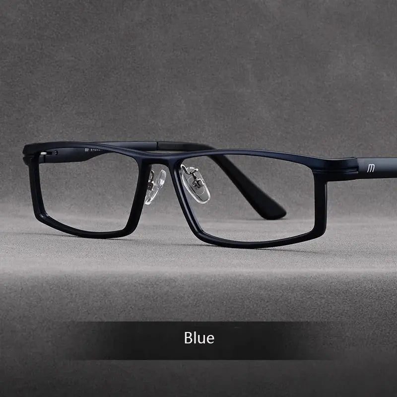 Men's Browline Full Rim Titanium Prescription Glasses 262701 — view 5 | Rx Spectacle