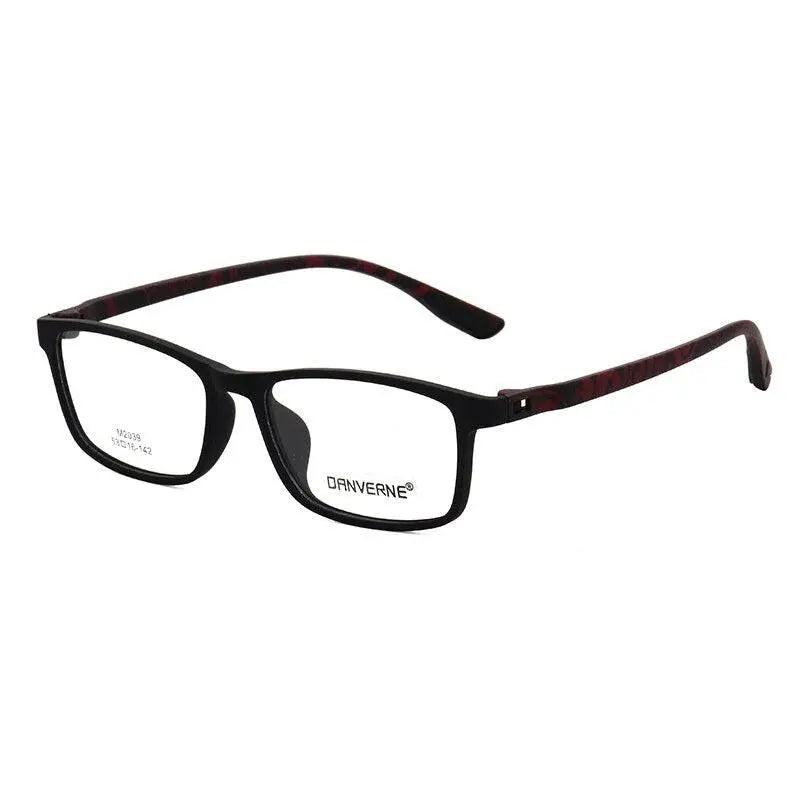 Unisex Square Full Rim Ultem Prescription Glasses M2039 — view 10 | Rx Spectacle