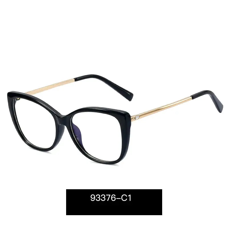 Women's Cat Eye Full Rim TR90 Prescription Glasses 93376 — view 4 | Rx Spectacle