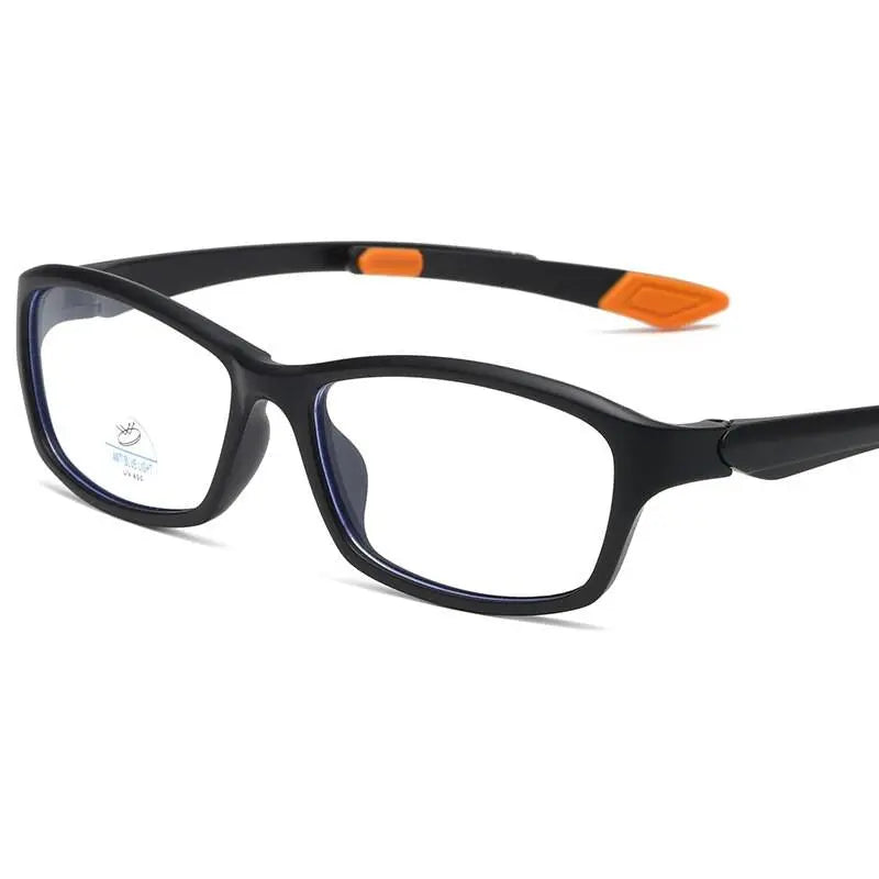Men's Rectangular Full Rim Sports Glasses 81300 — view 2 | Rx Spectacle
