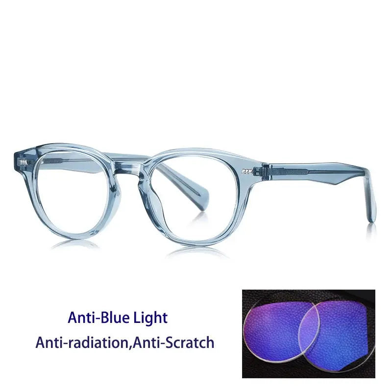 Unisex Oval Full Rim Acetate Reading Glasses 82016 — view 5 | Rx Spectacle