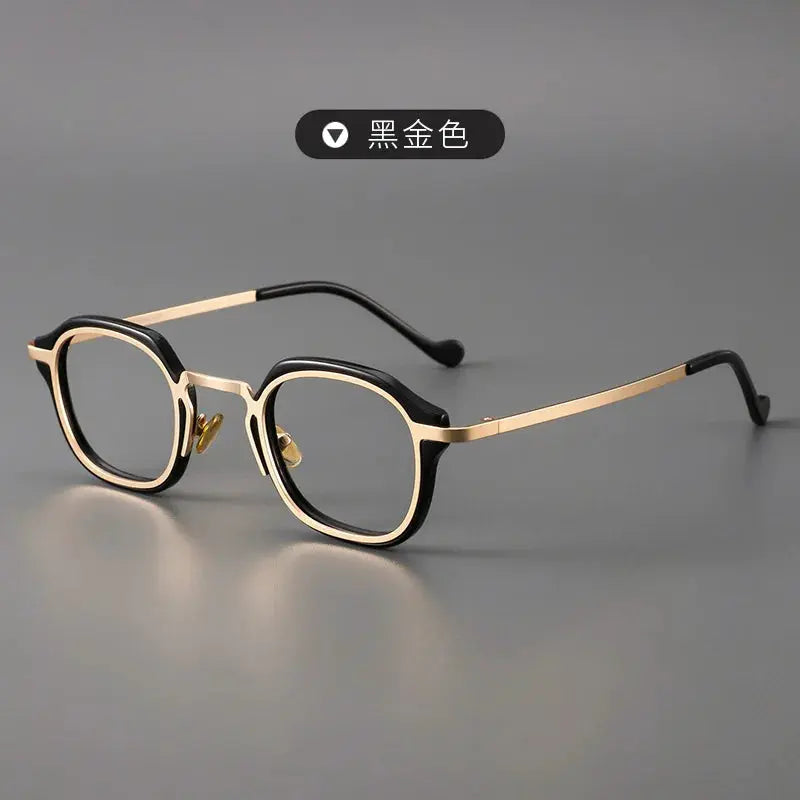 Unisex Square Full Rim Acetate Prescription Glasses Z1607 — view 3 | Rx Spectacle