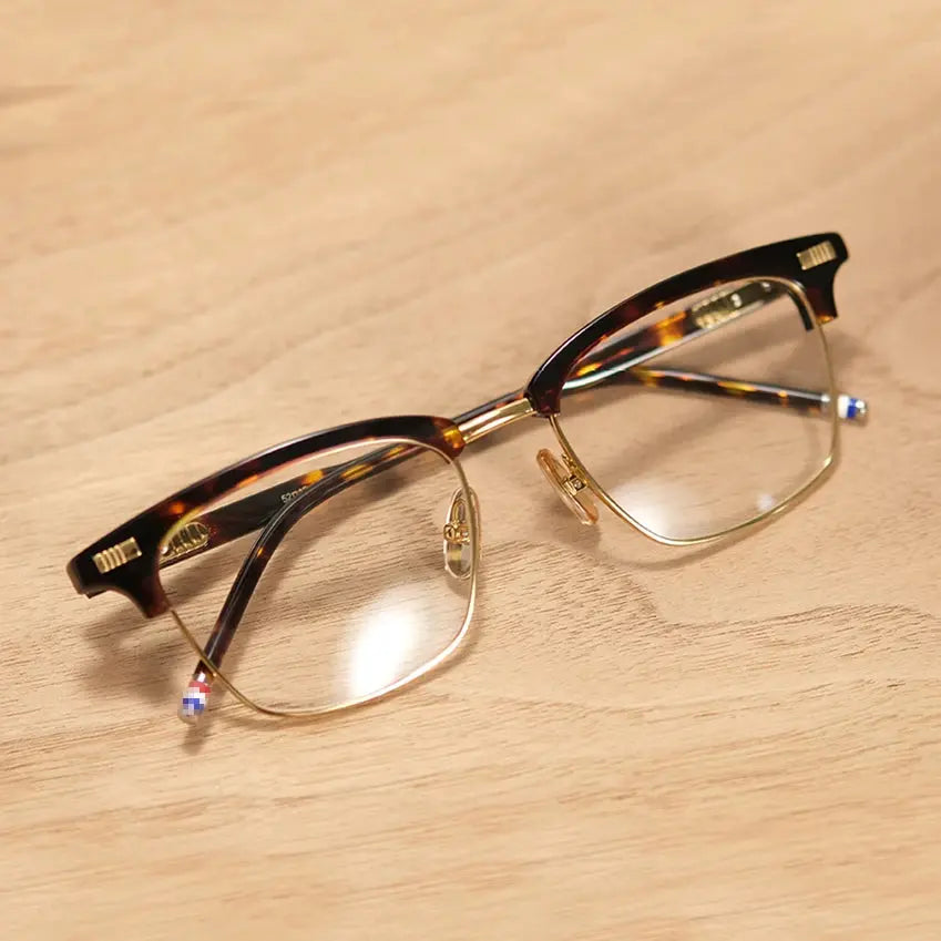 Unisex Square Full Rim Acetate Prescription Glasses 52711 — view 1 | Rx Spectacle