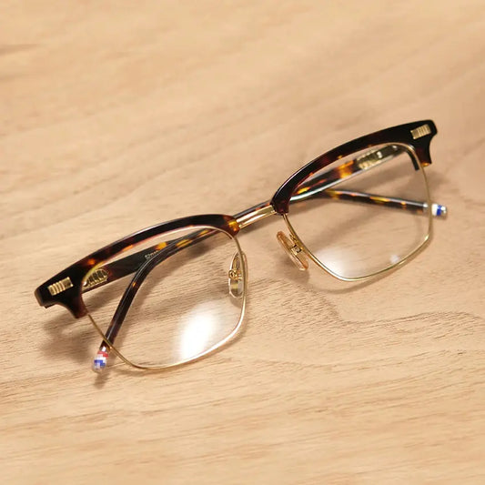 Unisex Square Full Rim Acetate Prescription Glasses 52711 — view 1 | Rx Spectacle