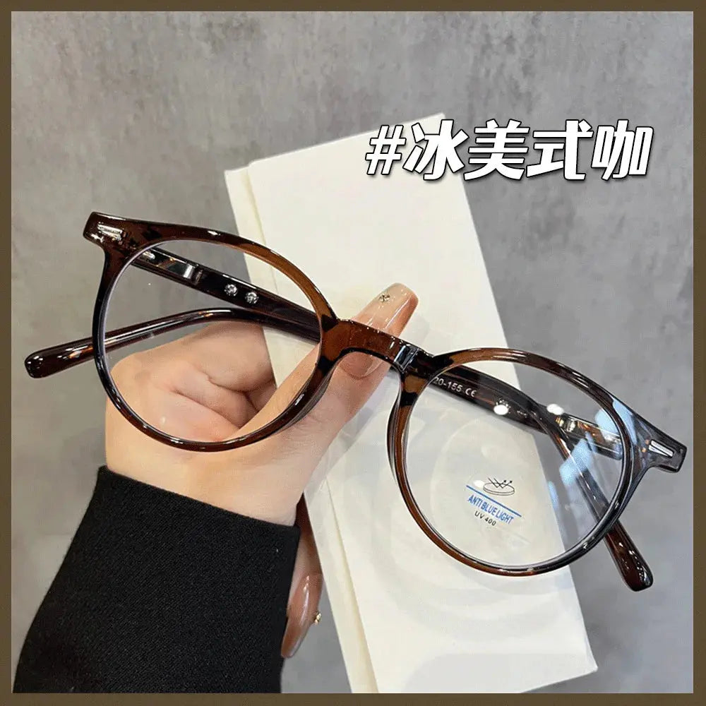Unisex Round Full Rim TR90 Prescription Glasses 68008 — view 7 | Rx Spectacle