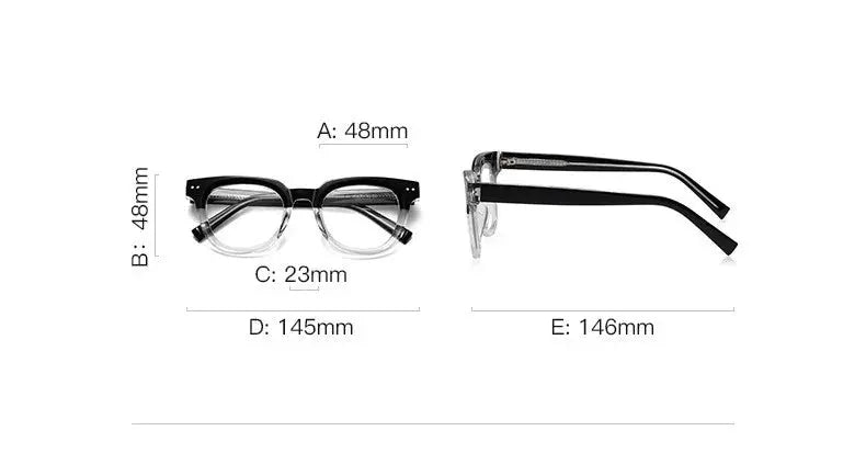 Unisex Square Full Rim Acetate Reading Glasses 2120 — view 15 | Rx Spectacle