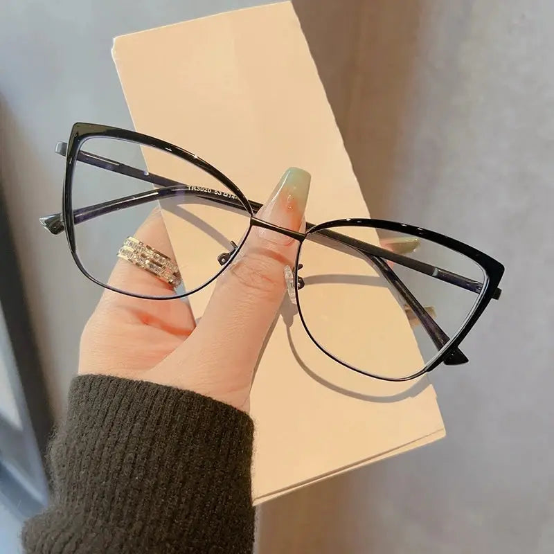 Women's Cat Eye Full Rim TR90 Prescription Glasses Y3020 — view 11 | Rx Spectacle