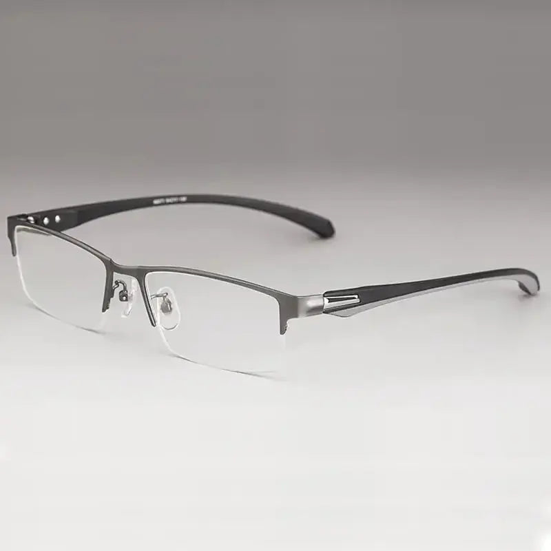 Unisex Square Semi-Rimless TR90 Prescription Glasses 561718 — view 6 | Rx Spectacle
