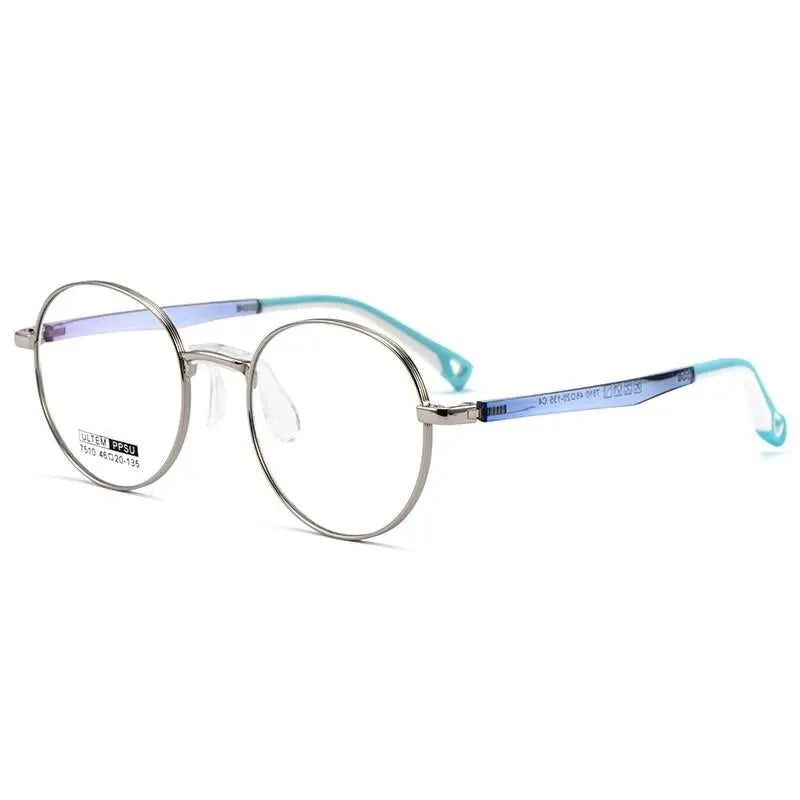 Unisex Round Full Rim TR90 Prescription Glasses 7510S — view 5 | Rx Spectacle