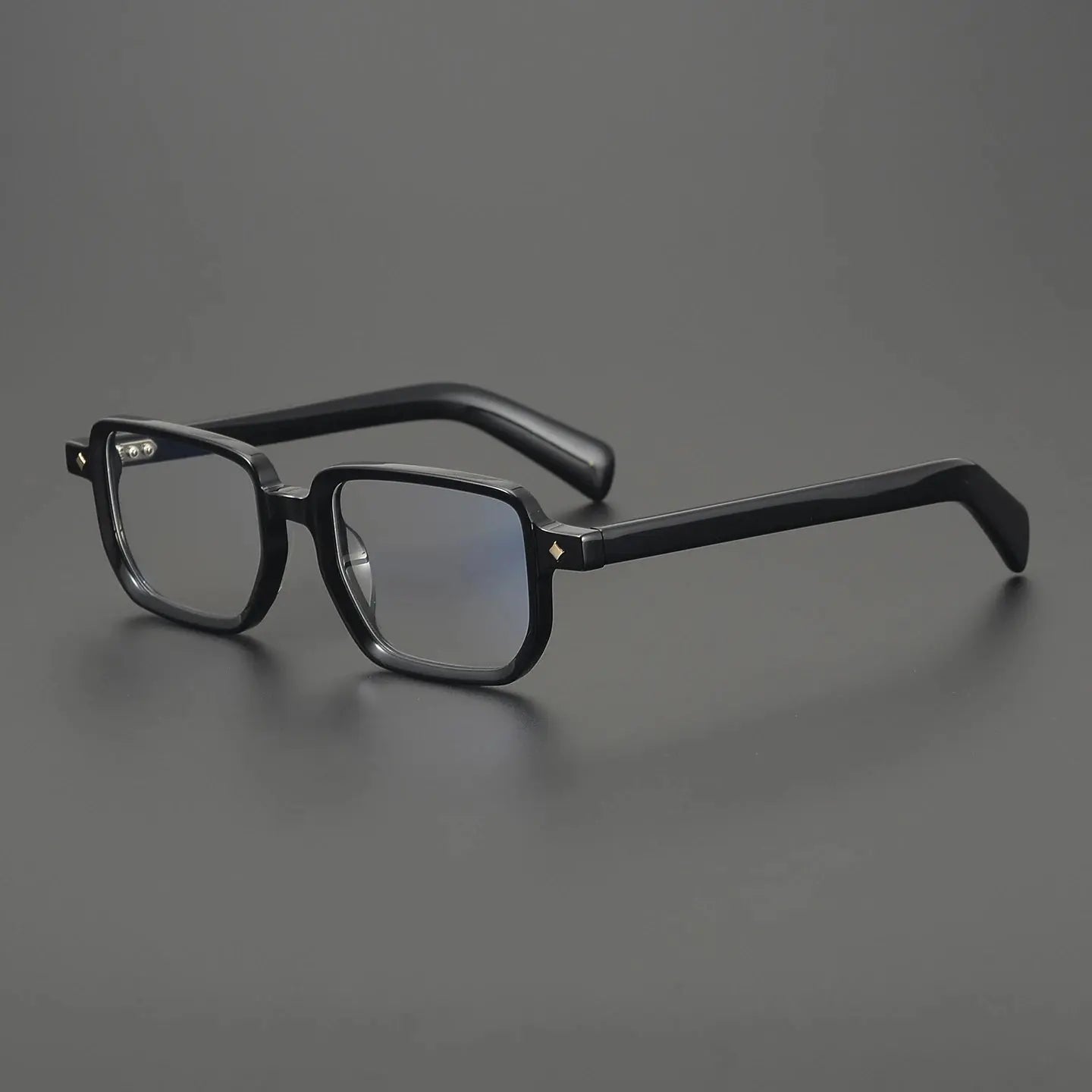 Unisex Square Full Rim Acetate Oversized Prescription Glasses 639645 — view 5 | Rx Spectacle