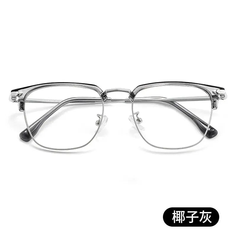 Unisex Square Full Rim Titanium Prescription Glasses 122601 — view 4 | Rx Spectacle