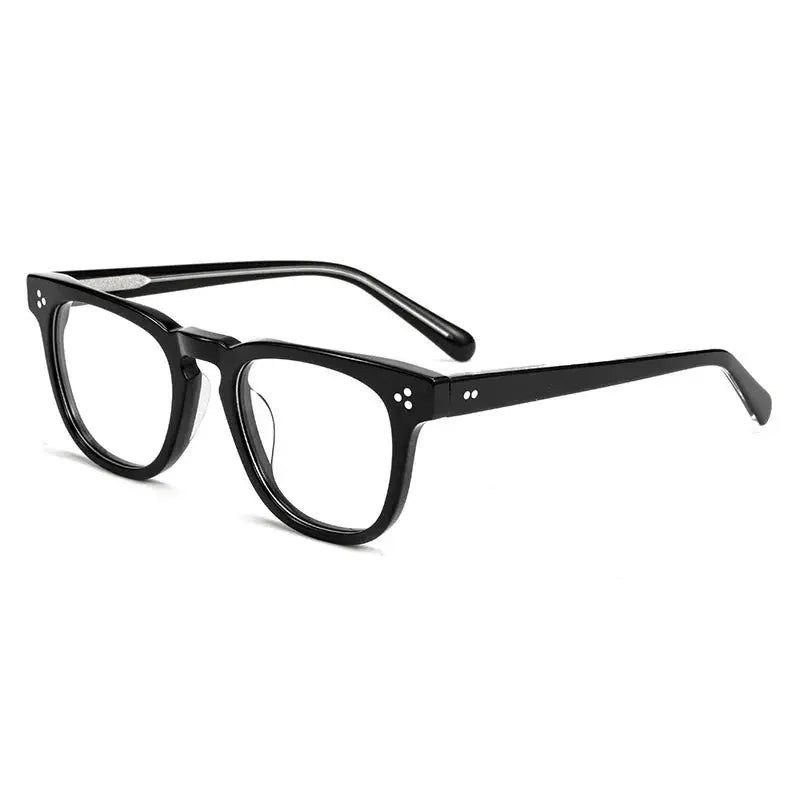 Unisex Oval Full Rim Acetate Prescription Glasses 398620 — view 3 | Rx Spectacle