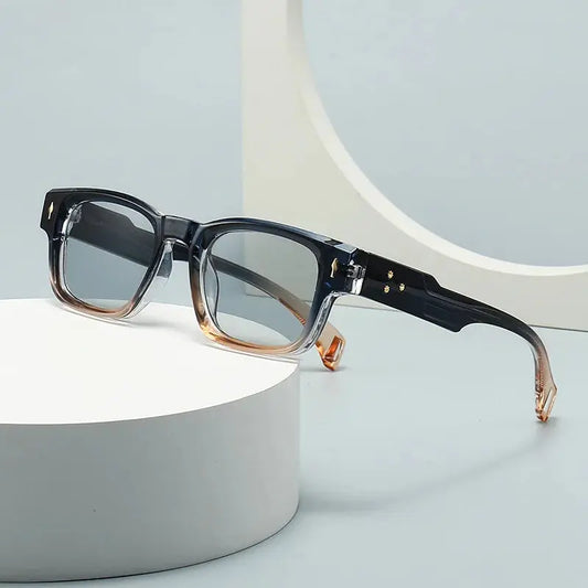 Unisex Rectangular Full Rim Acetate Prescription Glasses 341000 — view 1 | Rx Spectacle