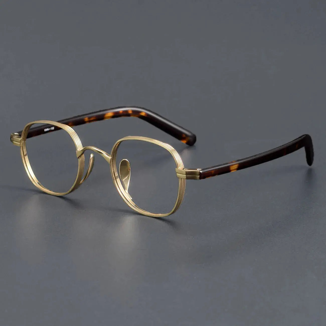 Women's Square Full Rim Titanium Prescription Glasses 366132 — view 4 | Rx Spectacle