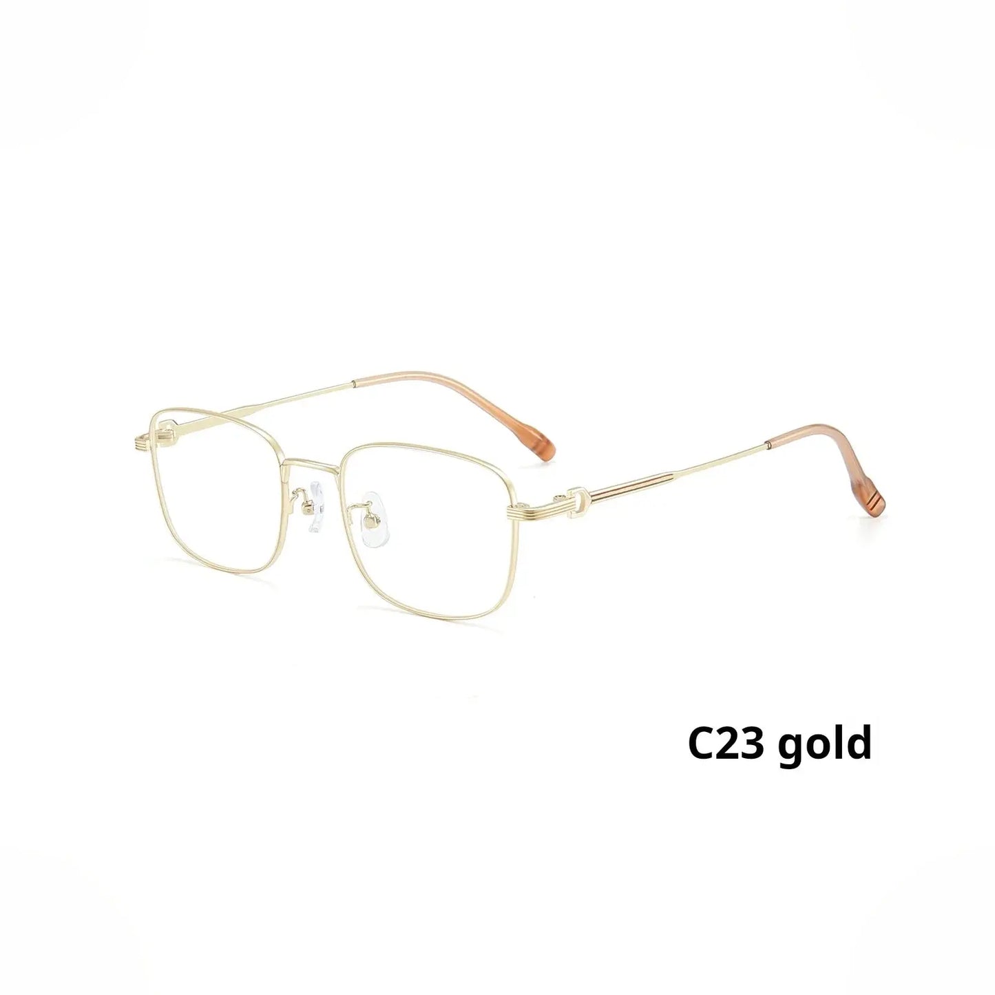 Unisex Square Full Rim Alloy Prescription Glasses 758232 — view 6 | Rx Spectacle