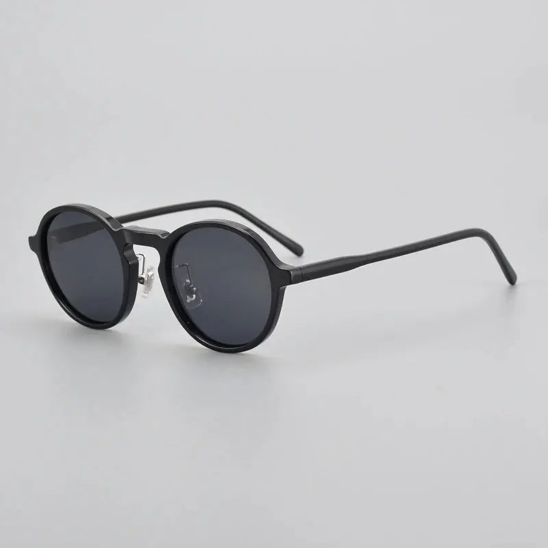Unisex Round Full Rim Acetate Prescription Glasses 14543 — view 7 | Rx Spectacle