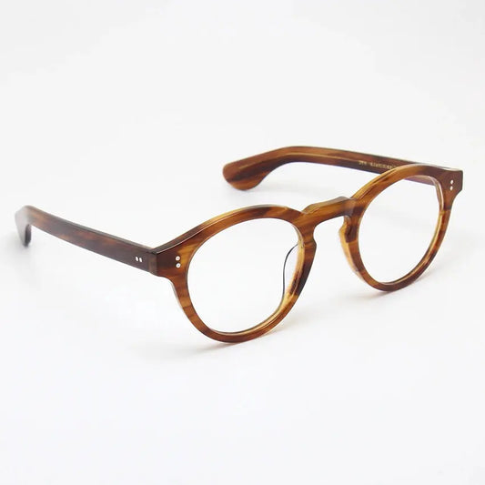 Unisex Oval Full Rim Acetate Prescription Glasses 195142 — view 1 | Rx Spectacle