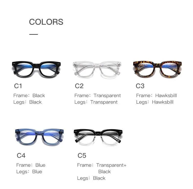 Unisex Square Full Rim Acetate Prescription Glasses 2120 — view 13 | Rx Spectacle