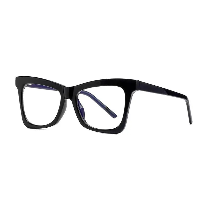 Women's Cat Eye Full Rim Titanium Prescription Glasses 2042 — view 4 | Rx Spectacle