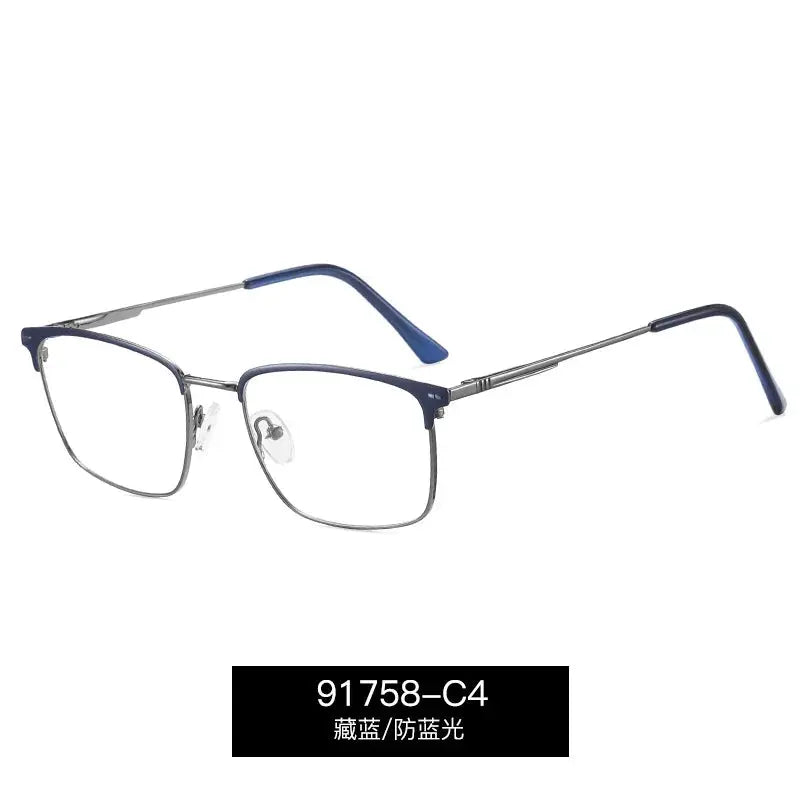 Unisex Square Full Rim TR90 Prescription Glasses 391758 — view 3 | Rx Spectacle