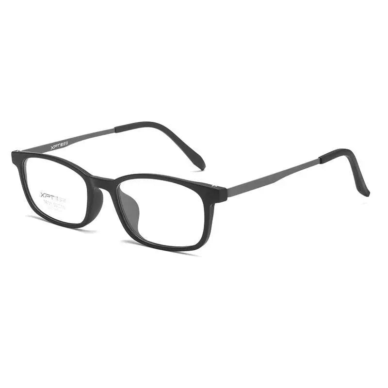 Unisex Square Full Rim Titanium Prescription Glasses 9833XP — view 8 | Rx Spectacle