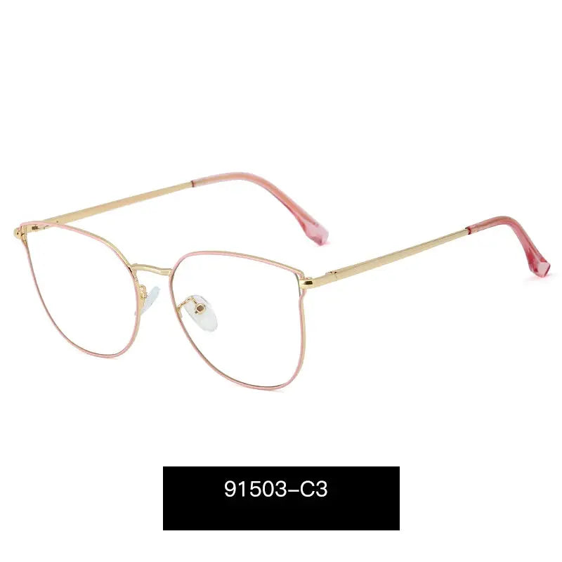Women's Square Full Rim TR90 Prescription Glasses 91503 — view 10 | Rx Spectacle