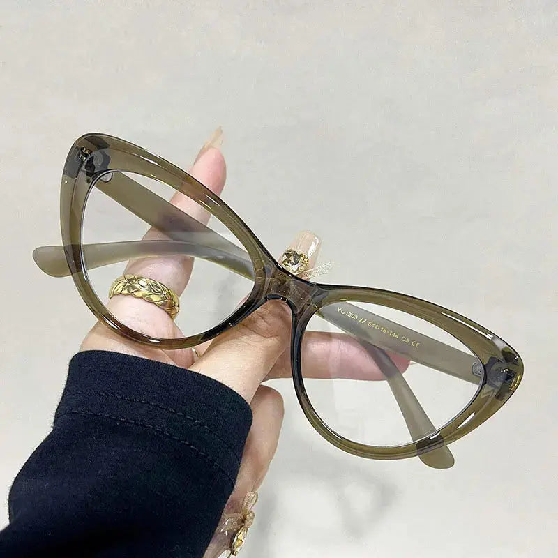 Women's Oval Full Rim TR90 Prescription Glasses 1303 — view 3 | Rx Spectacle