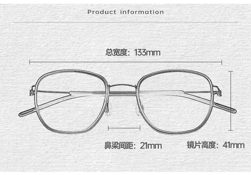 Women's Square Full Rim Titanium Prescription Glasses 481042 — view 2 | Rx Spectacle